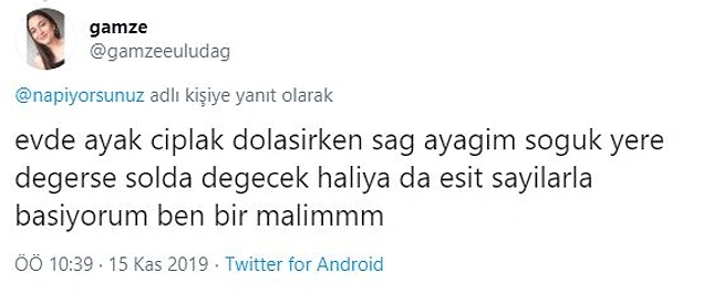 Bir taraf sıcak bir taraf soğuksa insan garip hissediyor. :)