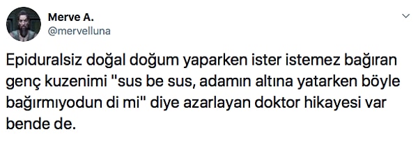 1. İşte Twitter'da da bazı kadınlar maruz kaldıkları cinsiyetçi ve yargılayıcı jinekolog davranışlarını anlattı. Anlatılanlara inanmak istemeyebilirsiniz fakat üzülerek söylüyoruz ki bunlar yaşanıyor.