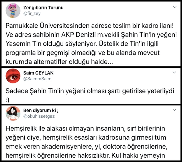 Sosyal medyada da büyük tepkiyle karşılaşanan bu ilan her ne kadar iddia aşamasında olsa da akademide bu ve bunun gibi olaylarla çok fazla karşılaştık.