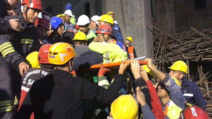 Gaziantep'te Cami İnşaatında Çöken İskelenin Altında Kalan Mühendis Hayatını Kaybetti