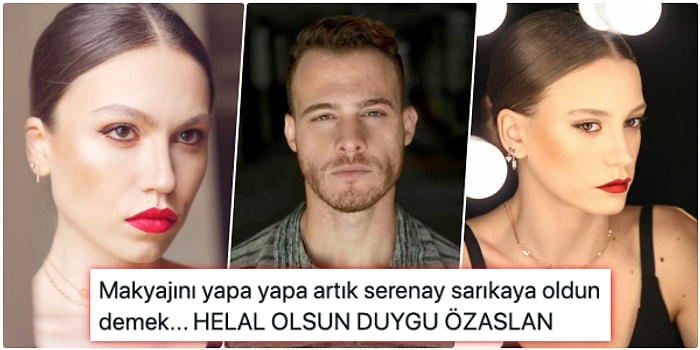 Serenay Sarıkaya'ya Olan Benzerliğiyle Dikkat Çeken YouTuber Duygu Özaslan'ın Kerem Bürsin ile Birlikte Olduğu İddia Edildi!