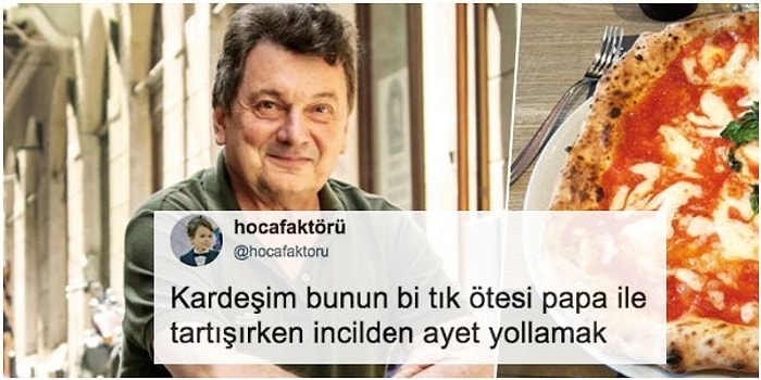 Vedat Milor'a Pizza Konusunda Ders Verdiğini Düşünen Ayarsız Takipçiye Milor'un Fantastik Cevabı Olay Yarattı