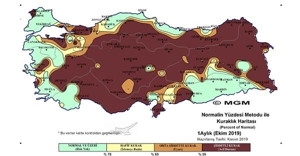 Türkiye birkaç haftadır şiddetli kuraklığın etkisi altında.