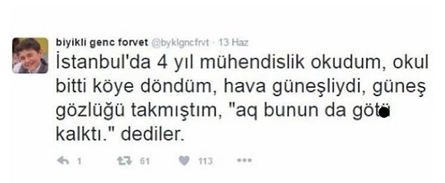 Bazı köy insanları.