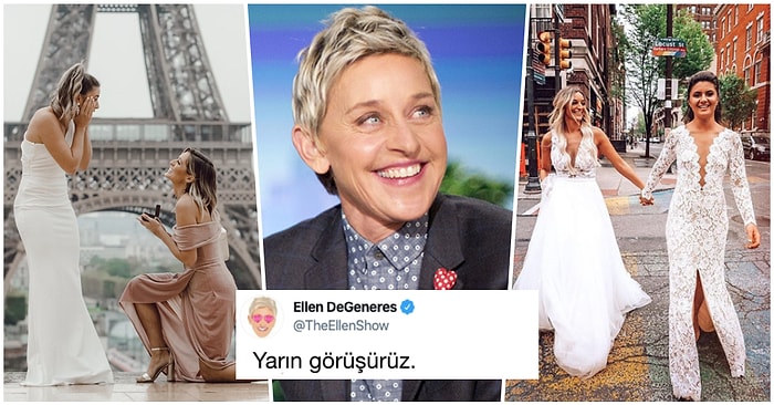 Aileleri Tarafından Reddedilen Lezbiyen Çifte Amerikalı Ünlü Komedyen Ellen DeGeneres’den Destek Geldi!