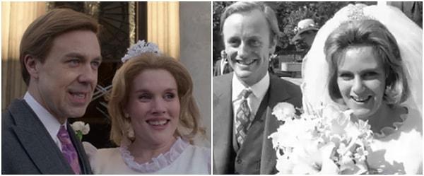 23. 1973 yılında, Andrew Parker Bowles ve Camilla Shand'ın düğün günü...