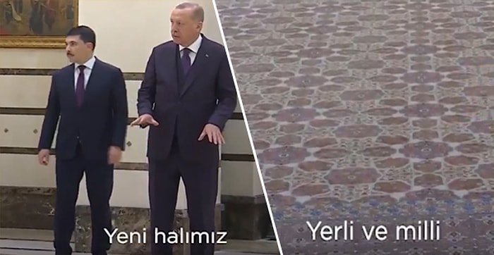 Erdoğan'ın 'Arkadaşlar Bu Halımız Yeni, Hereke, 108 Metrekare, Yerli ve Milli' Sözlerine Gelen Tepkiler!