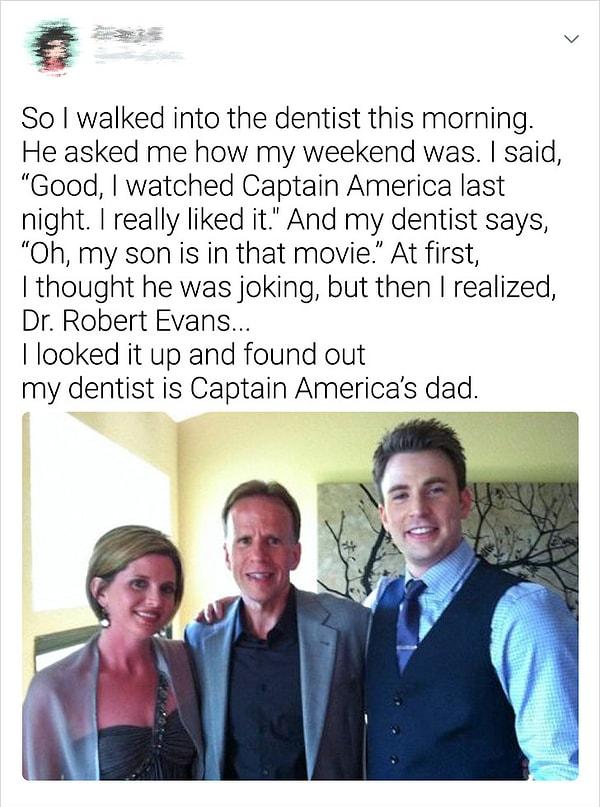 14. "Bu sabah diş doktoruma gittim. Bana hafta sonumun nasıl geçtiğini sordu..."