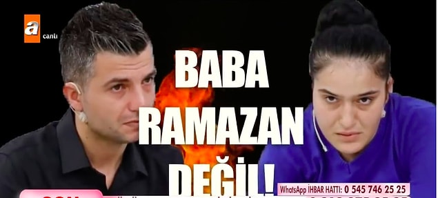 Daha sonra Melahat ilk çocuğunun babasının Ramazan olduğunu ikinci çocuğun babasının da Mehmet isimli bir şahsın olduğunu düşündüğünü itiraf etti.