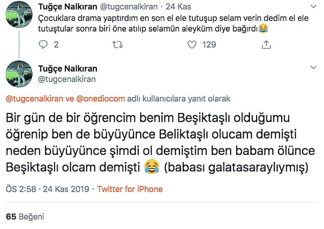 1. Ve bir sürü eğlenceli yanıt geldi.