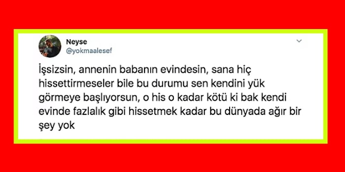 Bir Twitter Kullanıcısının İşsiz Kaldığı Süreçte Yaşadığı Psikolojik Sıkıntıları Okuyunca Derin Bir İç Çekeceksiniz!