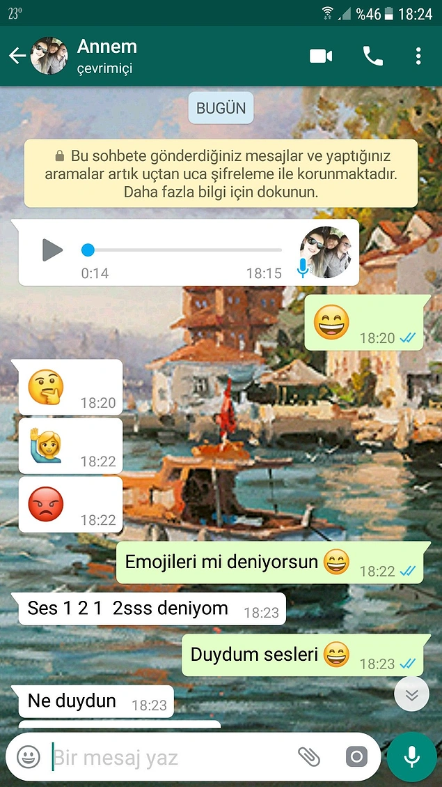 Değişik duygular.