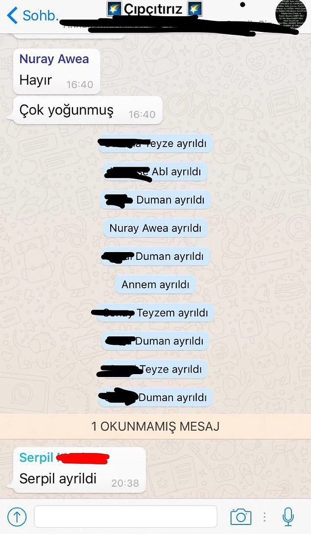 Serpil de ayrıldı.