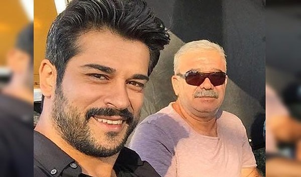 12. Бурак Озчивит с отцом.