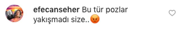 Çok estetik olan bu fotoğrafın altına elbette birbirinden anlamsız yorumlar da geldi...