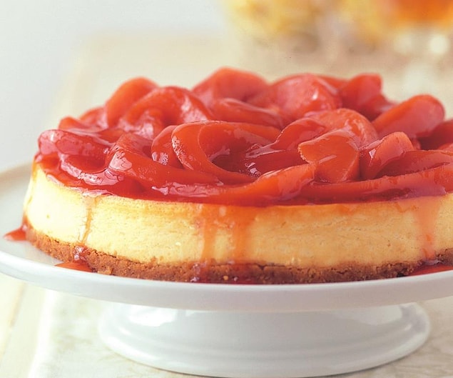 9. Peki ya ayvalı cheesecake'e ne dersiniz?