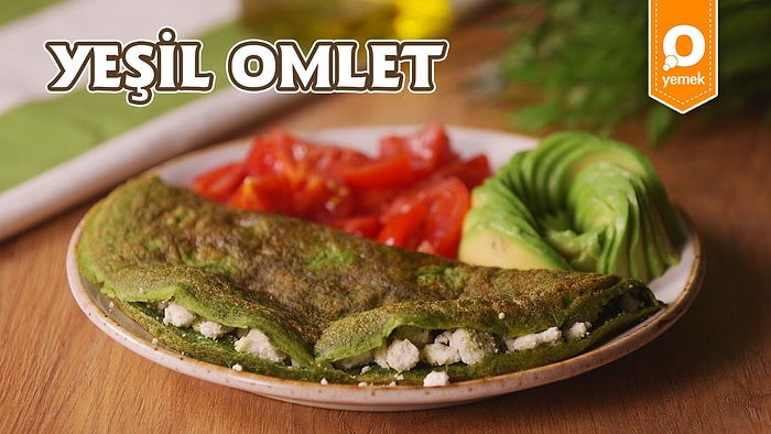 Renginde Sağlık Var! Yeşil Omlet Nasıl Yapılır?