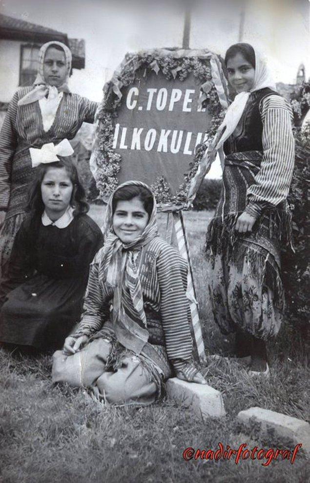 22. Boyabat Cengiz Topel İlkokulu öğrencileri, Sinop, 1968.
