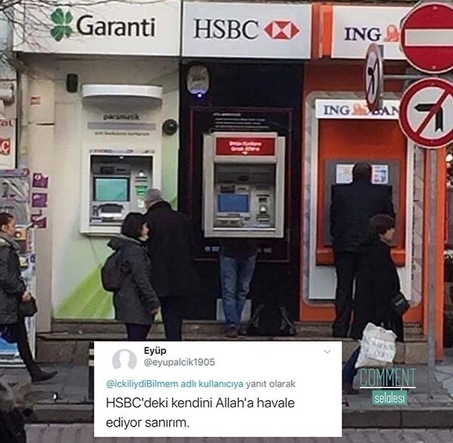Abi direkt kendisini havale ediyor.