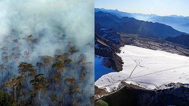 Bilim insanları Amazon yangınlarının, And Dağları buzullarını daha hızlı erittiği tespit edildi.
