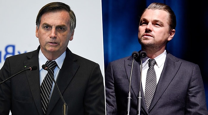 Brezilya Devlet Başkanı Bolsonaro, Aktör DiCaprio'yu Amazon Yangınlarını Finanse Etmekle Suçladı