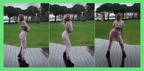 Yaptı Yine Yapacağını: Aleyna Tilki Yağmur Dansı Yaptığı Videoyu Paylaşınca Sosyal Medyadan Tepkiler Gecikmedi