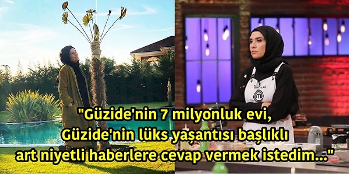 Masterchef Türkiye'de İlk 7'ye Kalmayı Başaran Güzide Mertcan Lüks Yaşantısıyla İlgili İddialara Yanıt Verdi!