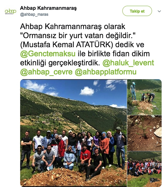 13. Atatürk'ün sözlerini hiç unutmadılar, kurak toprakları fidanlarla yeşerttiler...