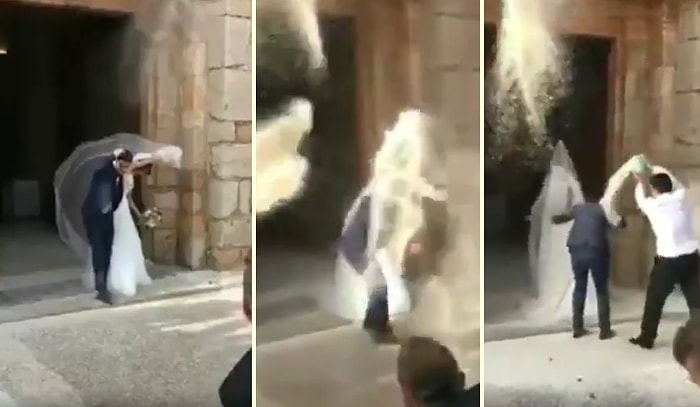 Evlenen Gelin ile Damadın Üzerine Pirinç Atıldığı İlginç Gelenek!