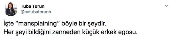 Twitter'da bazı kullanıcılar Kenan İmirzalıoğlu'nun yarışmacıya "mansplaining" uyguladığını söyledi.