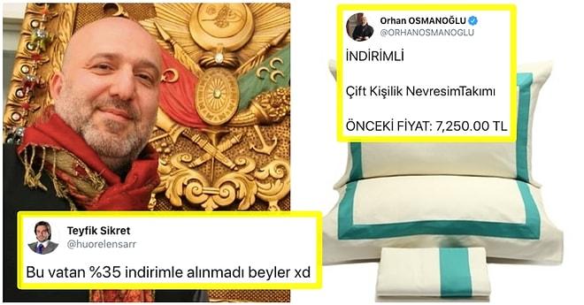 Şehzade Orhan Osmanoğlu'nun 4 Bin 713 Liraya İndirimli Nevresim Takımı Paylaşımı Goygoycuların Diline Fena Düştü!