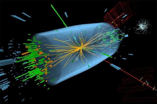11. Bilim insanları 'Tanrı parçacığı' diye bilinen Higgs bozonunun izine rastladı.