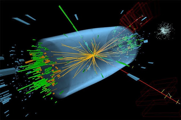 11. Bilim insanları 'Tanrı parçacığı' diye bilinen Higgs bozonunun izine rastladı.