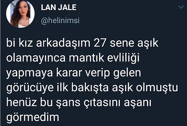 Mantık evliliği.