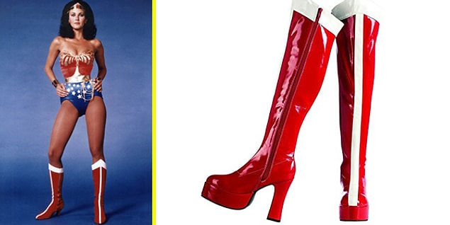 13. En ikonik kadın kahramanlardan Wonder Woman'in kendine özel çizmeleri de bir ara çok moda olmuştu. Bu çzimeleri nerede görsek hemen aklımıza o gelir.