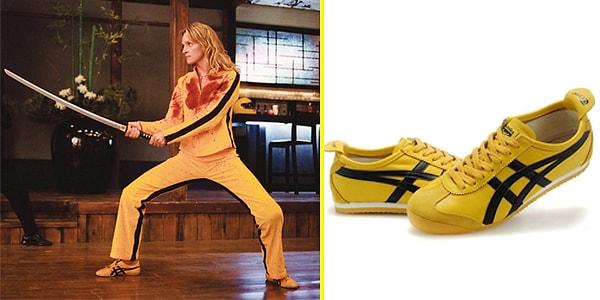 15. Sinema tarihinin en efsane karakterlerşnden Uma Turman'ın hayat verdiği Beatrix Kiddo'nun ömeşhur sarı ayakkabıları. O dövüş sahnelerinin hepsi hafızamıza kazındı.