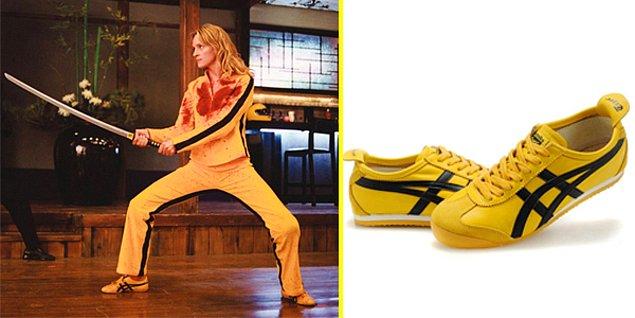 15. Sinema tarihinin en efsane karakterlerşnden Uma Turman'ın hayat verdiği Beatrix Kiddo'nun ömeşhur sarı ayakkabıları. O dövüş sahnelerinin hepsi hafızamıza kazındı.