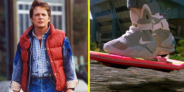19. Geleceğe Dönüş filminin unutulmaz karakteri Marty McFly, bu ayakkabılarla bütünleşmişti.