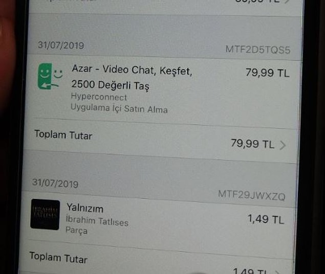 "iCloud hesaplarına girebiliyorum"