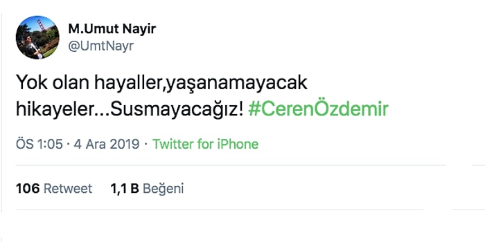 Artık Yeter! Ceren Özdemir Cinayetine Spor Camiası da Sessiz Kalmadı