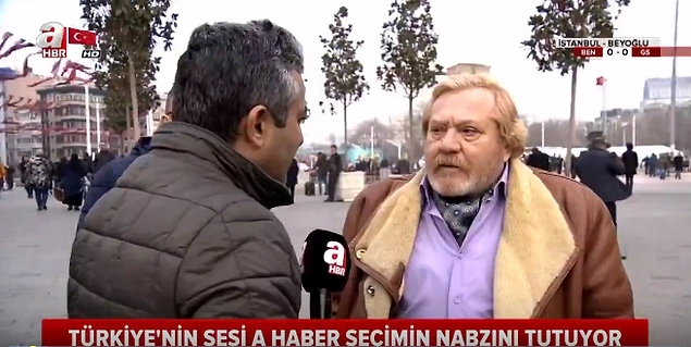 A Haber'in seçim röportajları sırasında konuştuğu kişinin cast ajansından bir oyuncu olduğunun ortaya çıkması
