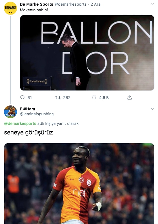 7. Valla çok iyi topçuydu. 😆