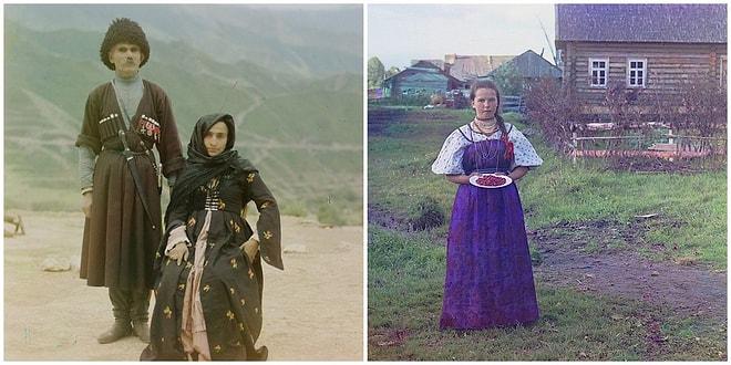 Rusya'nın Devrim Öncesine Ait Renkli Fotoğraflarıyla Hem Geçmişe Hem Farklı Bir Kültüre Yolculuğa Çıkacaksınız