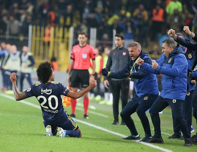 32. dakikada Luis Gustavo ceza sahasının dışından attığı golle Fenerbahçe'yi 2-1öne geçirdi. Golün asistini yapan Kruse, asist sayısını 5'e çıkardı.