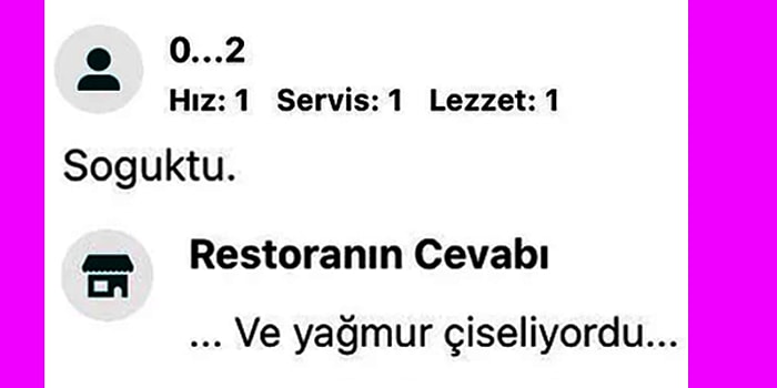 Yemeksepeti'nin Birbirinden Sayko Restoran Sahiplerinden Atarlı ve Komik 12 Cevap