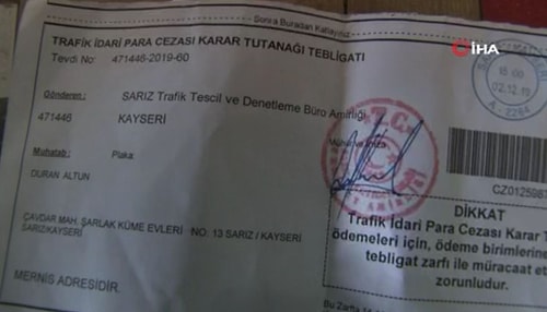 İneğine Yola Çıktığı İçin Trafik Cezası Yazıldı: 'Ehliyetini Alırsak Yazmazlar'