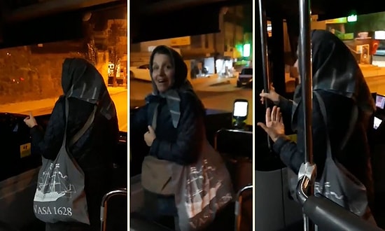Bir Kadın Dayanamadı ve Şoförün Yanına Gitti: Her Binen Kişiye Tatlı Ses Tonuyla 'İyi Akşamlar' Diyen Şoför