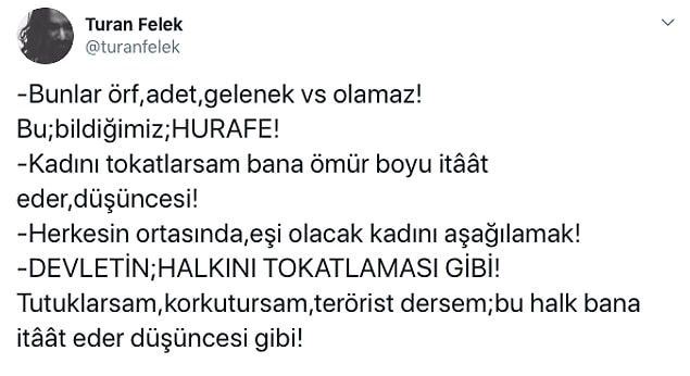 1. Sosyal medyada da tepkilerin odağındaydı bu gelenek. İşte o paylaşımlar...