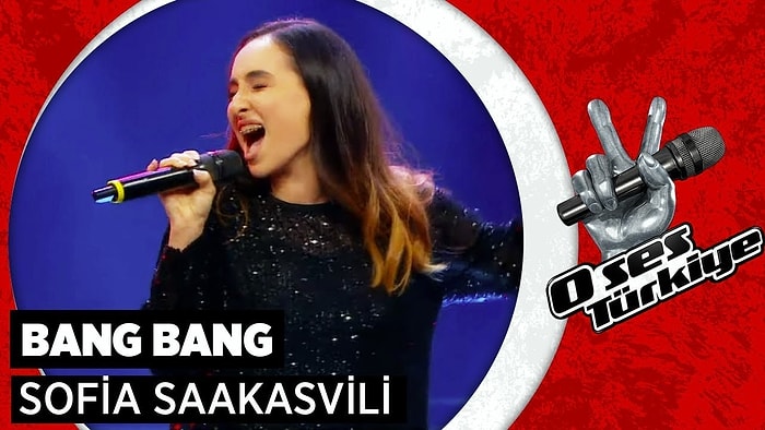 O Ses Türkiye'de Sofia Saakasvili'den Muhteşem 'Bang Bang' Performansı!