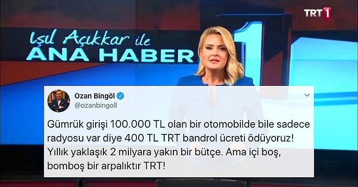 Ses Sorunu Nedeniyle Yayınlanamayan TRT Ana Haber Bülteni "Bu Vergiler Tam Olarak Nereye Gidiyor?" Sorusuna Neden Oldu!